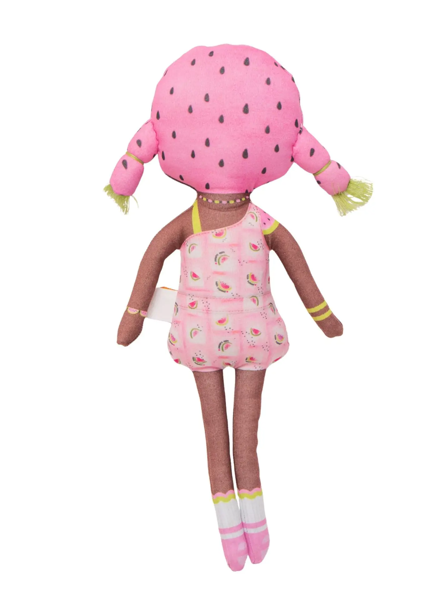 Miniatura BONECA ALPHABETO MELANCIA ROSA  3